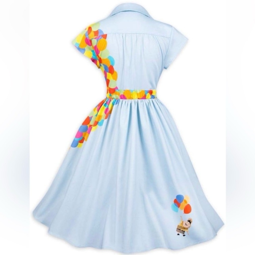 Rare Disney Up Balloon Dress Size Large NWT Carl Fredricksen House - Picture 5 of 11